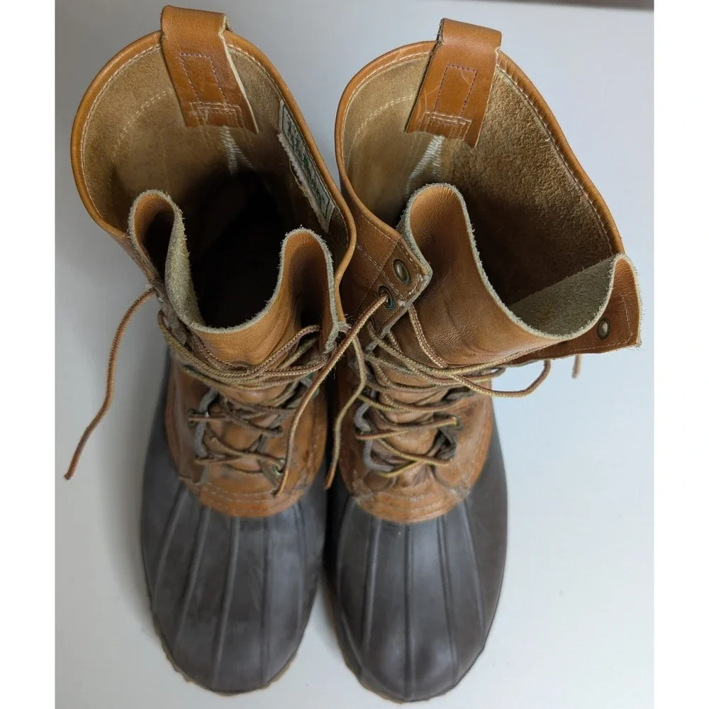 L.L.Bean Maine Hunting Shoe Mens 10M Brown 10